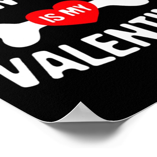 Chow Chow Is My Valentine Chow Chow Dog _1 ポスター (角)