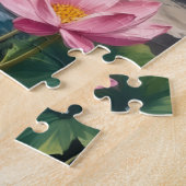 Chow Chow Lotus Garden Art ジグソーパズル (側面)