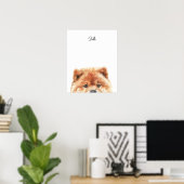 Chow Chow Personalized Print ポスター (ホームオフィス)