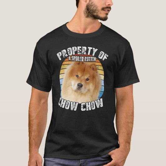 Chow Chow Redレトロプロパティ Tシャツ (正面)