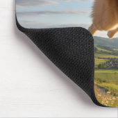 Chow Chow Superhero Mousepad マウスパッド (コーナー)