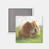 Chow-Chow Urlaub マグネット (正面/裏面)