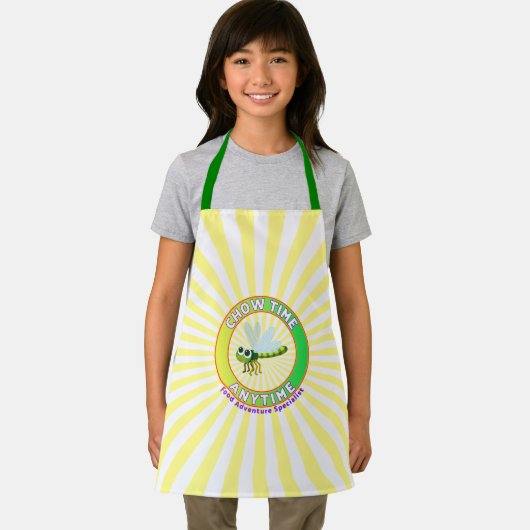 Chow Time Anytime "Food Adventure Specialist" エプロン (インサイチュ)
