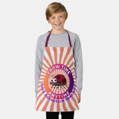 Chow Time Anytime Lady Bug Adventure Specialist エプロン (着用した状態)