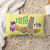 Chowder and Shnitzel ランバークッション (ブランケット)