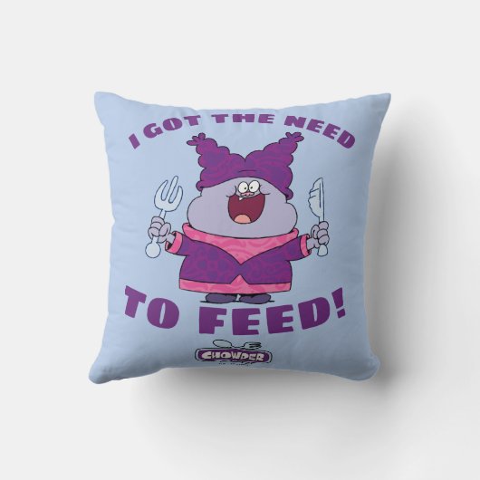 Chowder With Fork and Knife クッション (裏面)