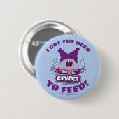 Chowder With Fork and Knife 缶バッジ (正面&裏面)