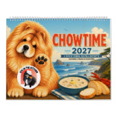 CHOWTIME 2027 • LARGE • Chow Art • Sandra Miller カレンダー (カバー)
