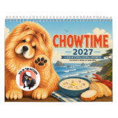 CHOWTIME 2027 ・MEDIUM ・Chow Art ・Sandra Miller カレンダー (カバー)