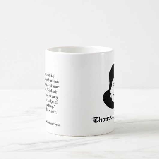 CHPトマス・アクィナスのマグ コーヒーマグカップ (中央)