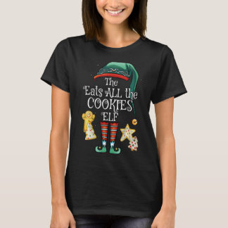 Chrおもしろい食べファミリに一致するすべてのCookie小妖精や小人 Tシャツ