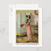 Chrさんとても楽しい時間を過ごせまビクトリアンす ポストカード (正面/裏面)