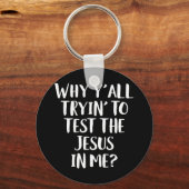 Chrでイエス様を試してみたいおもしろい理由 キーホルダー (正面)