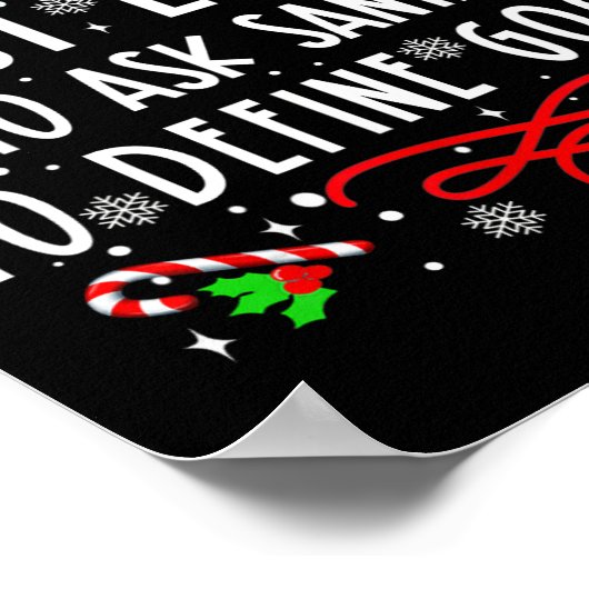 Chrファミリー頼を定義するサンタクロースの可能性が高い ポスター (角)