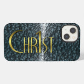 Chr1st - スチールバブル ゴールド iPhoneケース (裏面横)
