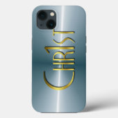 Chr1st – 濃いブラシ仕上げメタル Case-Mate iPhoneケース (裏面)