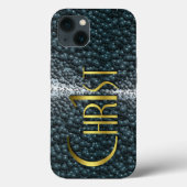 Chr1st – 鋼製吹き出しの金ゴールド Case-Mate iPhoneケース (裏面)