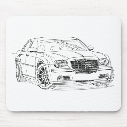 Chr 300CSRT8 マウスパッド (正面)