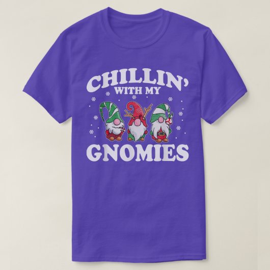 Chriにマッチする私のGnomiesグルーおもしろいプのChillin Tシャツ (デザイン正面)