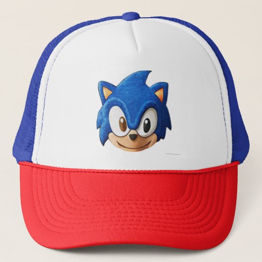 Chriders' Hat with Sonic Image:おもしろいとツースタイリッシュク キャップ (正面)