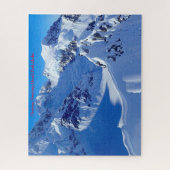 Chrimas Greetings Denali National Park Alaska. ジグソーパズル (縦)