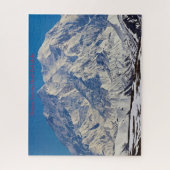 Chrimas Greetings Denali National Park Alaska. ジグソーパズル (縦)