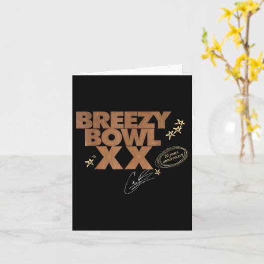 Chris Breezy Xx 2025 カード (黄色い花)