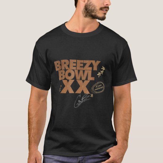 Chris Breezy Xx 2025 Tシャツ (正面)