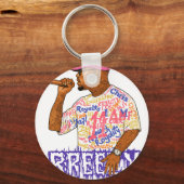Chris Brown Breezy Bowl XX Graphic キーホルダー (正面)