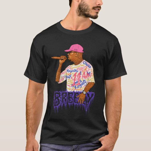Chris Brown Breezy Bowl XX Graphic Tシャツ (正面)