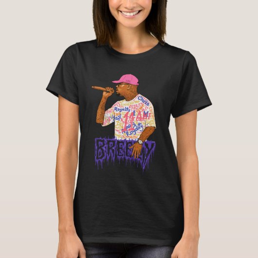Chris Brown Breezy Bowl XX Graphic Tシャツ (正面)
