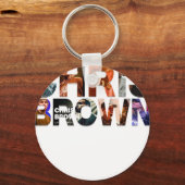 Chris Brown tex キーホルダー (正面)