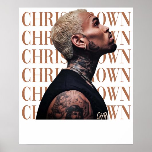 Chris Brown Text  ポスター (正面)
