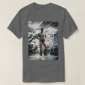 Chris Bumstead Gym Motivation Poster Wall Art Tシャツ (デザイン正面)