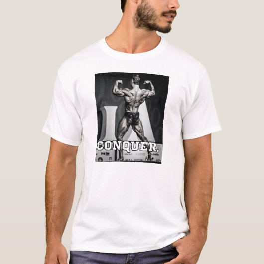 Chris Bumstead Mr.オリンピア – CBUMボディビルコンク Tシャツ (正面)