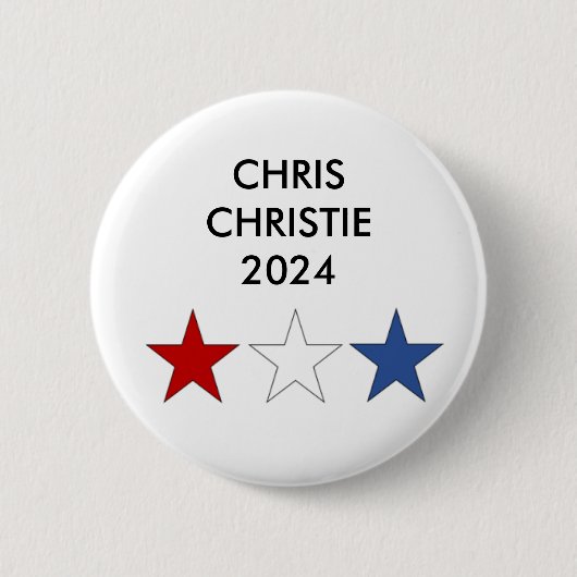 Chris Christie社長2024ボタン 缶バッジ (正面)