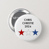 Chris Christie社長2024ボタン 缶バッジ (正面&裏面)