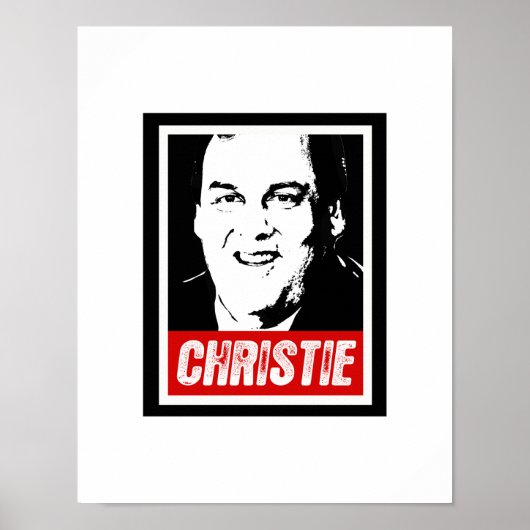 CHRIS CHRISTIE 2012 ポスター (正面)