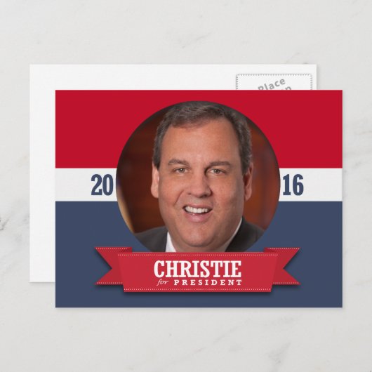 CHRIS CHRISTIE 2016 ポストカード (正面/裏面)