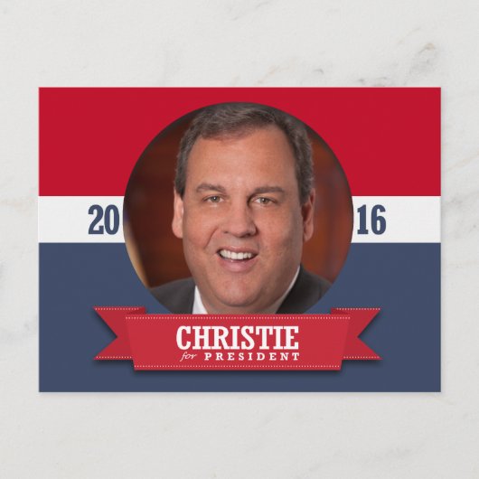 CHRIS CHRISTIE 2016 ポストカード (正面)