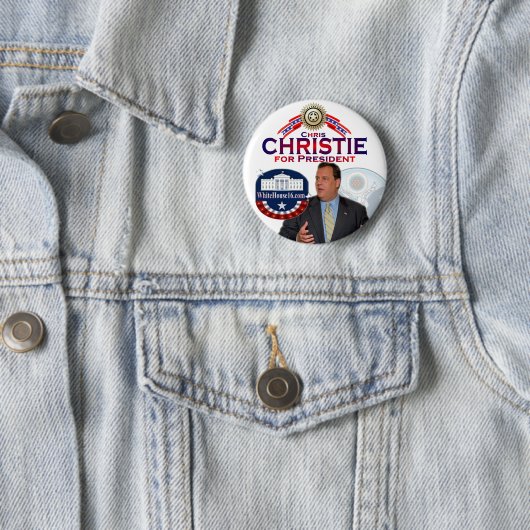 Chris Christie for President Button 缶バッジ (インサイチュ)