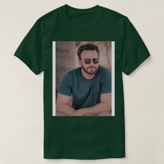 Chris Evans壁紙 Tシャツ (デザイン正面)