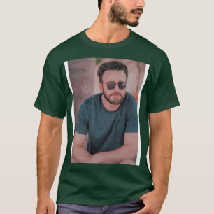 Chris Evans壁紙 Tシャツ