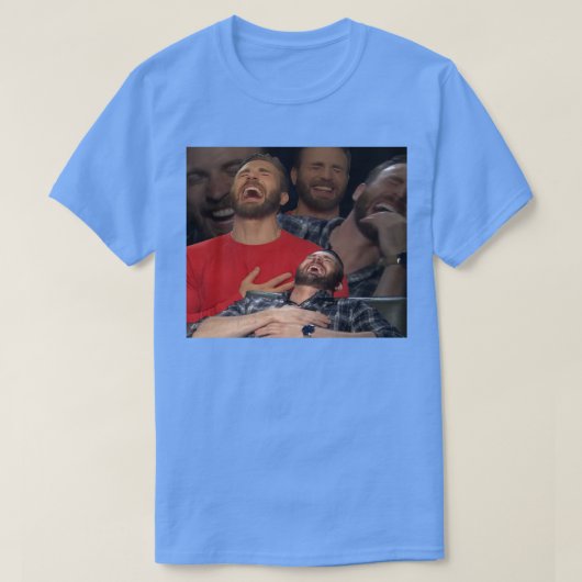 Chris Evans笑い2 Tシャツ (デザイン正面)