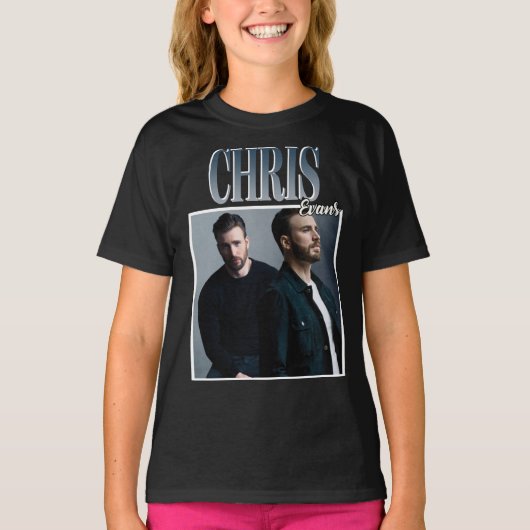 Chris Evans TシャツクラシックTシャツ Tシャツ (正面)