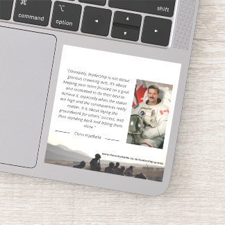 Chris Hadfieldリーダーシップステッカー シール