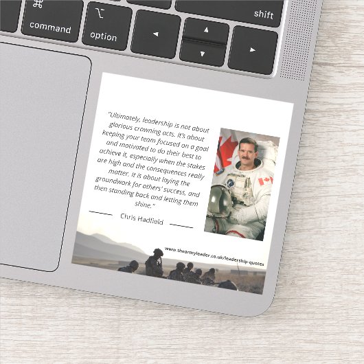 Chris Hadfieldリーダーシップステッカー シール (詳細)