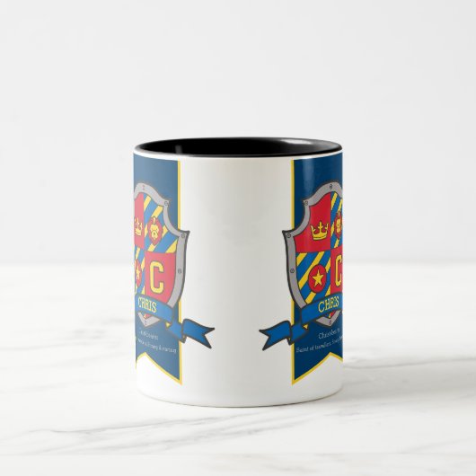 Chris knight赤い青の名前を隠すマグカップを意味する ツートーンマグカップ (中央)