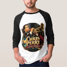 Chris Perry — 金色トランペットを持つ男 Tシャツ