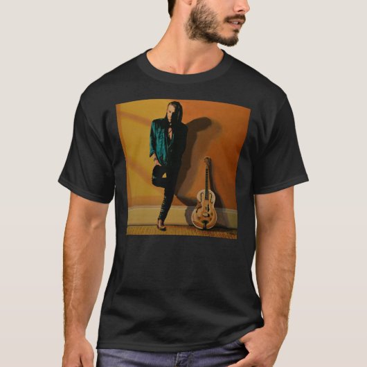 Chris Whitley絵画のクラシックTシャツ Tシャツ (正面)